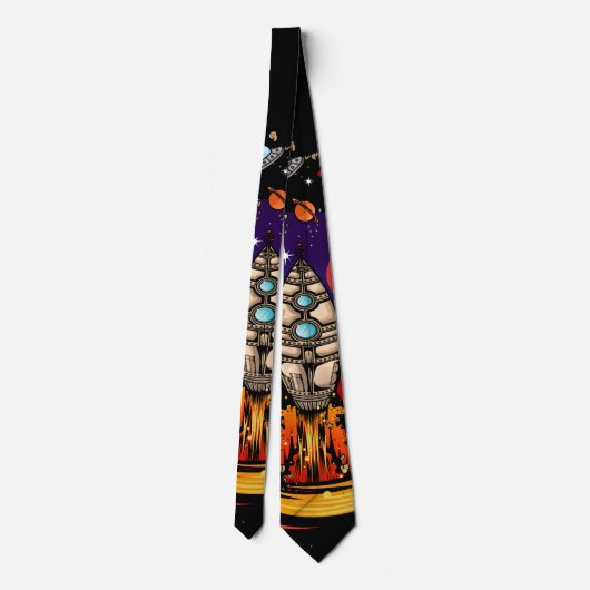 Explosion eines Raumschiffs Krawatte (Rückseite)