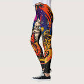 Explosion eines Raumschiffs Leggings (Links)