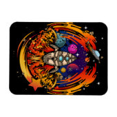 Explosion eines Raumschiffs Magnet (Horizontal)