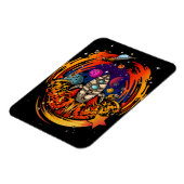 Explosion eines Raumschiffs Magnet (Linke Seite)