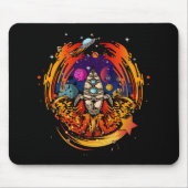 Explosion eines Raumschiffs Mousepad (Vorne)