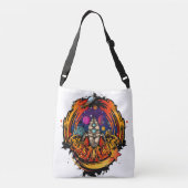 Explosion eines Raumschiffs Tragetaschen Mit Langen Trägern (Rückseite)