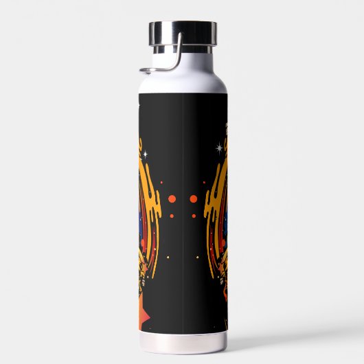 Explosion eines Raumschiffs Trinkflasche (Rechts)