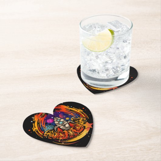 Explosion eines Raumschiffs Untersetzer (Vor Ort)