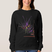 Explosion Farbige Abstrakte Stammes-Tattoo-Kunst Sweatshirt (Vorderseite)