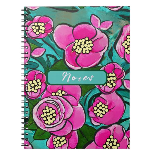 Explosión floral notizblock (Vorderseite)