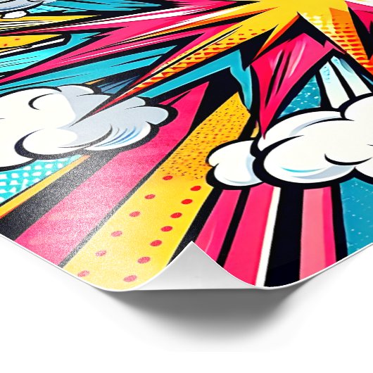 Explosion Fotodruck (Ecke)