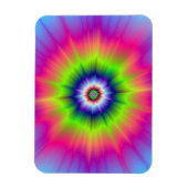 Explosion in blaugrünem und rosa Foto Magnet (Vertikal)