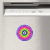 Explosion in blaugrünem und rosa Magnet (In Situ (Geschirrspüler))