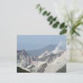 Explosion in Marmorbrüchen in Carrara, Italien Postkarte (Stehend Vorderseite)