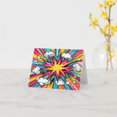 Explosion Karte (Gelbe Blume)