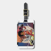 Explosion nach Spionage Gepäckanhänger (Vorderseite vertikal)