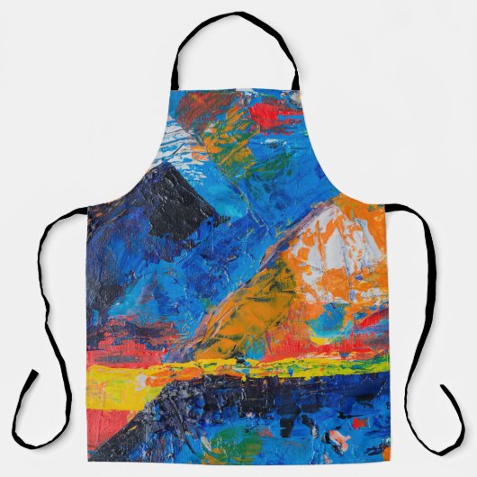 Explosion of Colors All-Over Print Apron Schürze (Vorderseite)