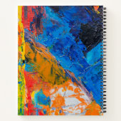 Explosion of Colors Spiral Notebook Notizblock (Rückseite)
