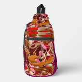Explosion of Frozen Flavors Crossbody Bag (Vorderseite)