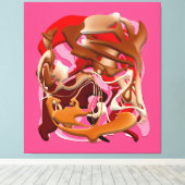 Explosion of Frozen Flavors Leinwanddruck (Insitu (Holzboden))