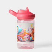 Explosion pastellfarbener Formen Trinkflasche (rechts)