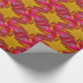 Explosion rosa und gelb grunge geschenkpapier (Ecke)