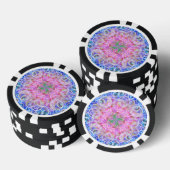 Explosion von Blasen Pokerchips (Stapel)