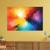 Explosion von Essenzen Leinwanddruck (Insitu (Wohnzimmer))