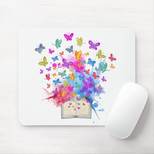 Explosion von Schmetterlingen Mousepad (Mit Mouse)