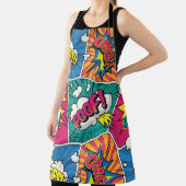 Explosion von Whimsikalischem Comic - Kunst des Po Schürze (InSitu)