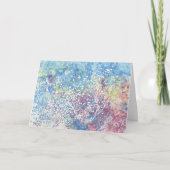 Explosionen der Farbgrüßkarte Dankeskarte (Vorderseite)