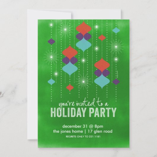 Explosionen der Lichter Einladung (Vorderseite)