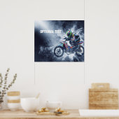 Explosionen von Motorrädern Poster (Küche)