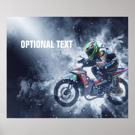 Explosionen von Motorrädern Poster (Vorne)