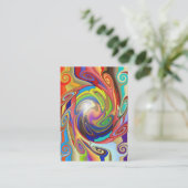 Explosions-Visitenkarte Visitenkarte (Stehend Vorderseite)