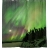 explosionsartiges Aurora Duschvorhang (Vorderseite)