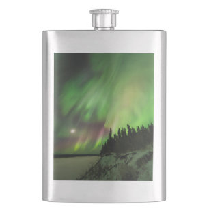 explosionsartiges Aurora Flachmann