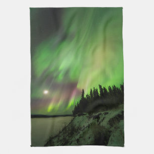 explosionsartiges Aurora Geschirrtuch