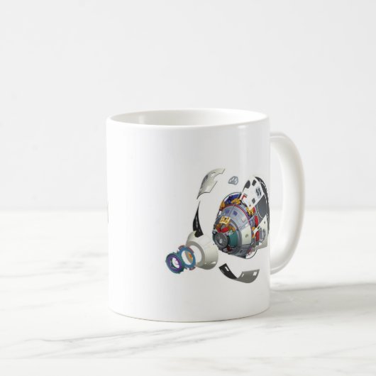 Explosionsdarstellung Orions Kaffeetasse (VorderseiteRechts)