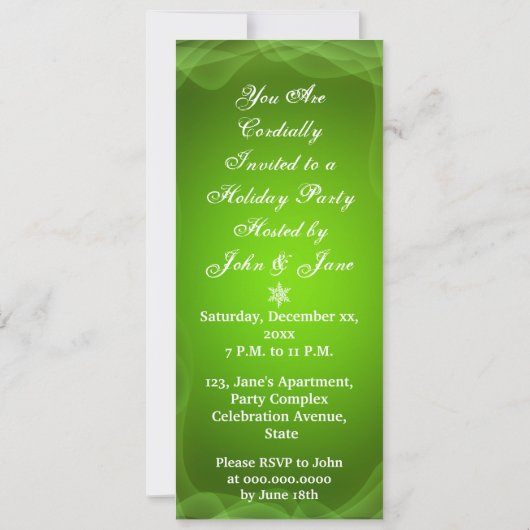 Explosionseinladungen für Champagnerflaschen Einladung (Rückseite)