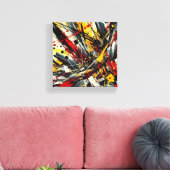Explosionsenergie Leinwanddruck (Insitu (Wohnzimmer))