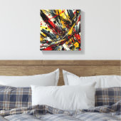 Explosionsenergie Leinwanddruck (Insitu (Schlafzimmer))