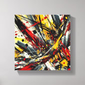 Explosionsenergie Leinwanddruck (Vorderseite)