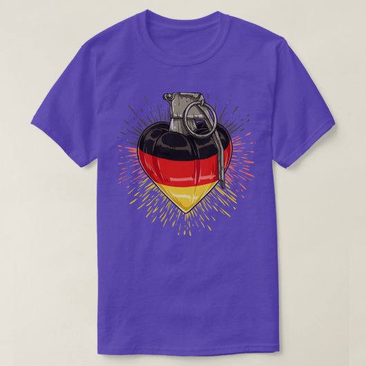 Explosionsfähige Liebe für Deutschland T-Shirt (Design vorne)