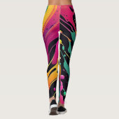 Explosionsfarbe Leggings (Rückseite)