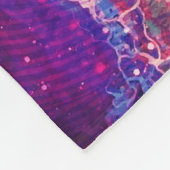 Explosionsfarbige Fleece-Decke Fleecedecke (Ecke)