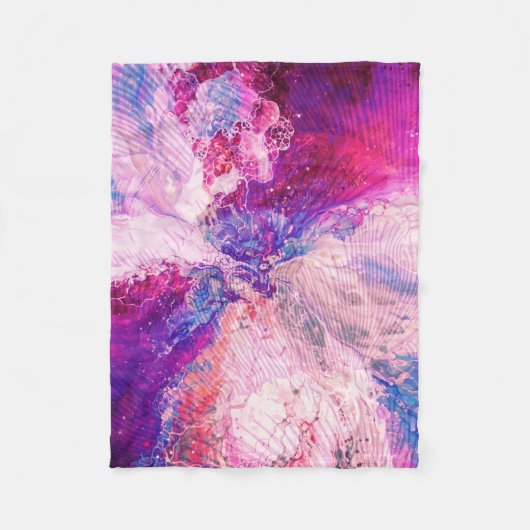 Explosionsfarbige Fleece-Decke Fleecedecke (Vorderseite)