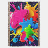 Explosionsfarbige Splash-Kunst Decke (Vorderseite Vertikal)