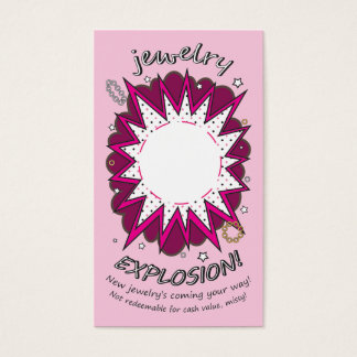 Explosionskarte: Schmuck, Backenpink
