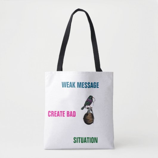 Explosionsmeldung Tasche (Vorderseite)