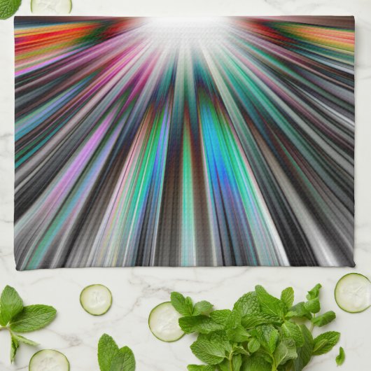 Explosionsmuster der Sternexplosion Küchentuch (Gefaltet)