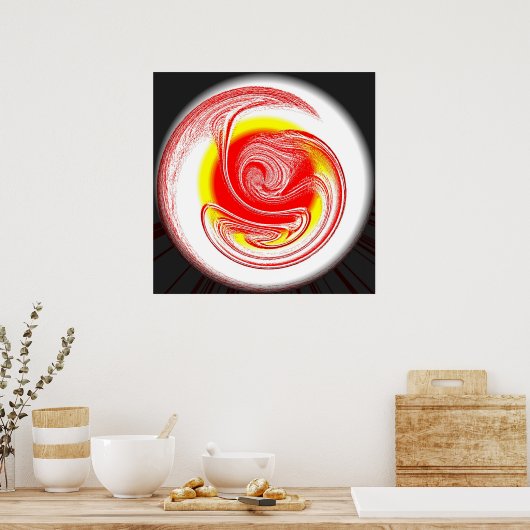 Explosionsstar Poster (Küche)