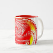 Explosionsstar Zweifarbige Tasse (VorderseiteRechts)