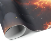 Explosionssteine in Weltraumumschlagpapier Geschenkpapier (Rolleneckpunkt)